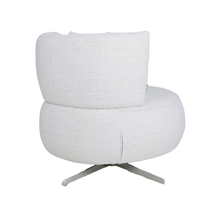 Bronx71 Fauteuil Fallon draaibaar gemêleerde stof beige