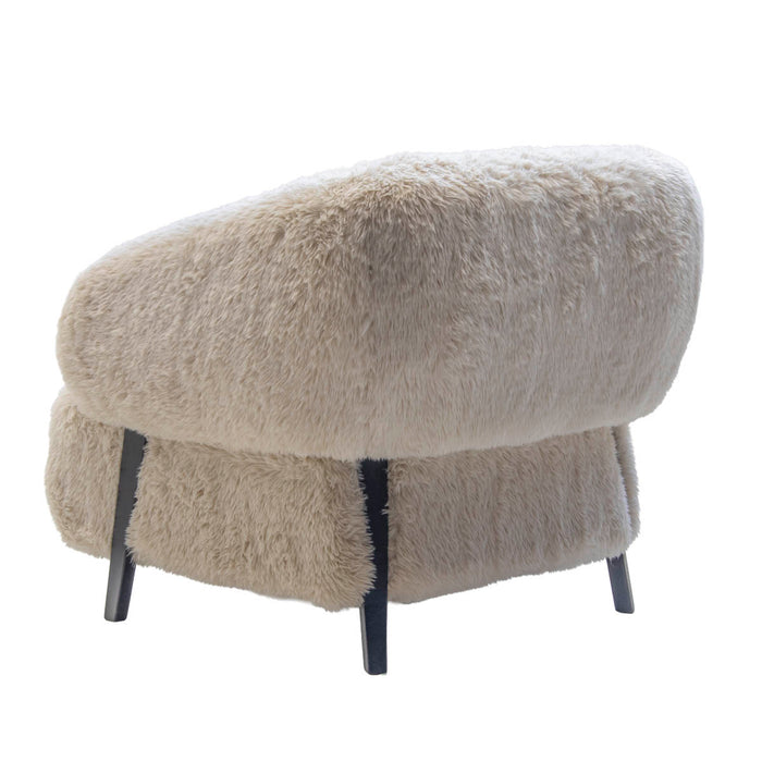 DÉJA Living - Fauteuil Taupe Stof - 91x86x77cm - Espe