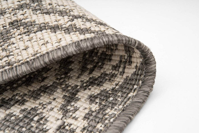 Buiten vloerkleed Frost - Grijs|Wit -  dubbelzijdig - EVA Interior