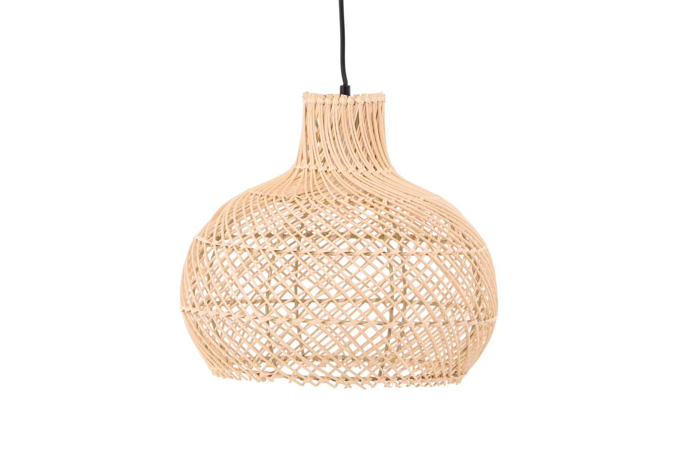 Fjôrd - Plafondlamp Naturel Rotan - 35x35x30cm - Varekil