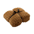 Dutch Decor plaid RICKY - 150x200 cm Tobacco Brown