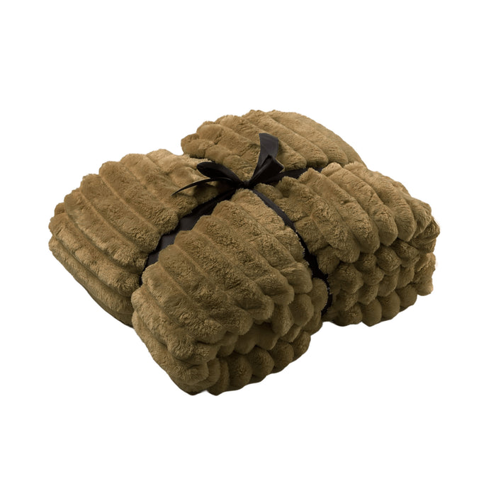 Dutch Decor plaid RICKY - 150x200 cm Military Olive