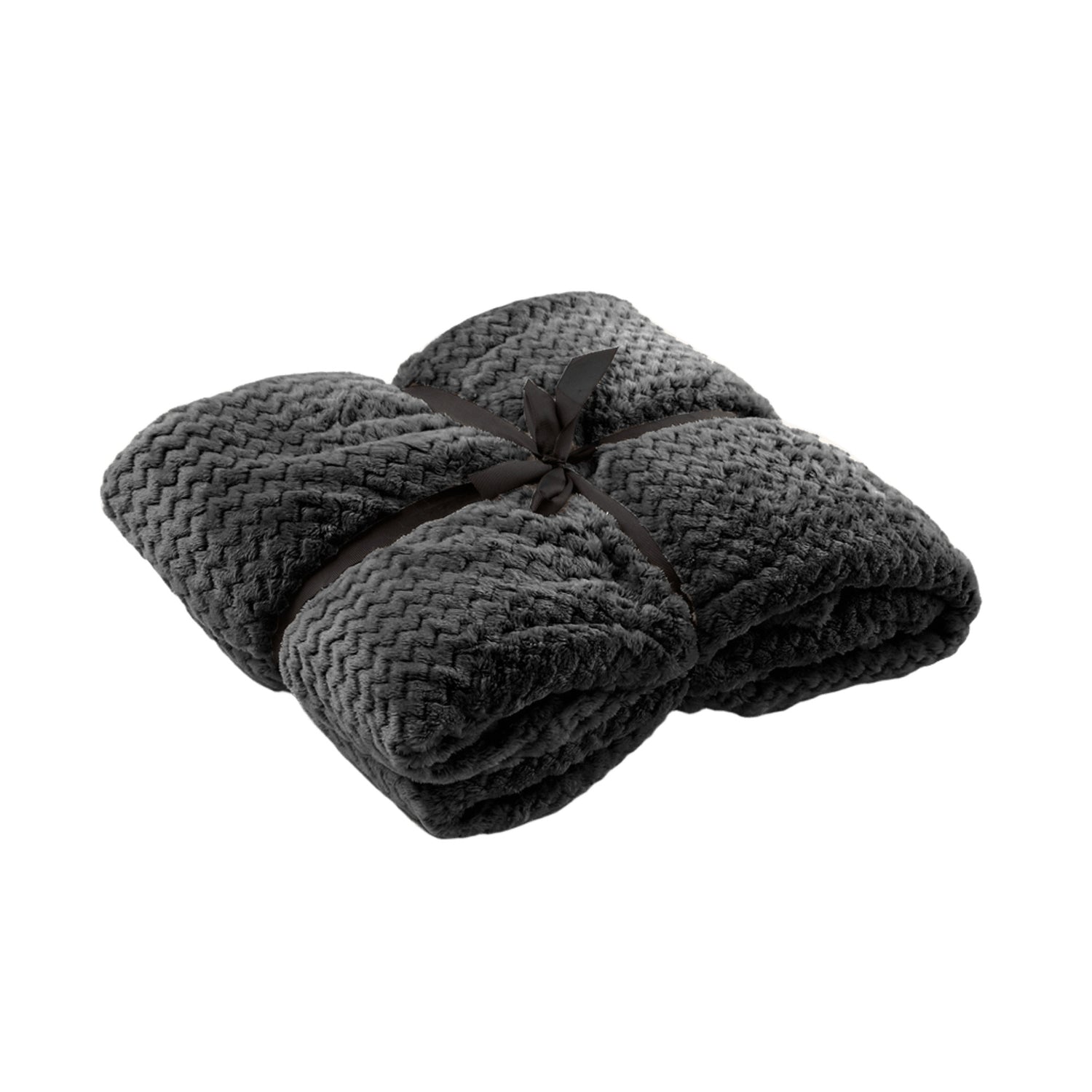 Dutch Decor plaid MARA - 150x200 cm Charcoal Gray