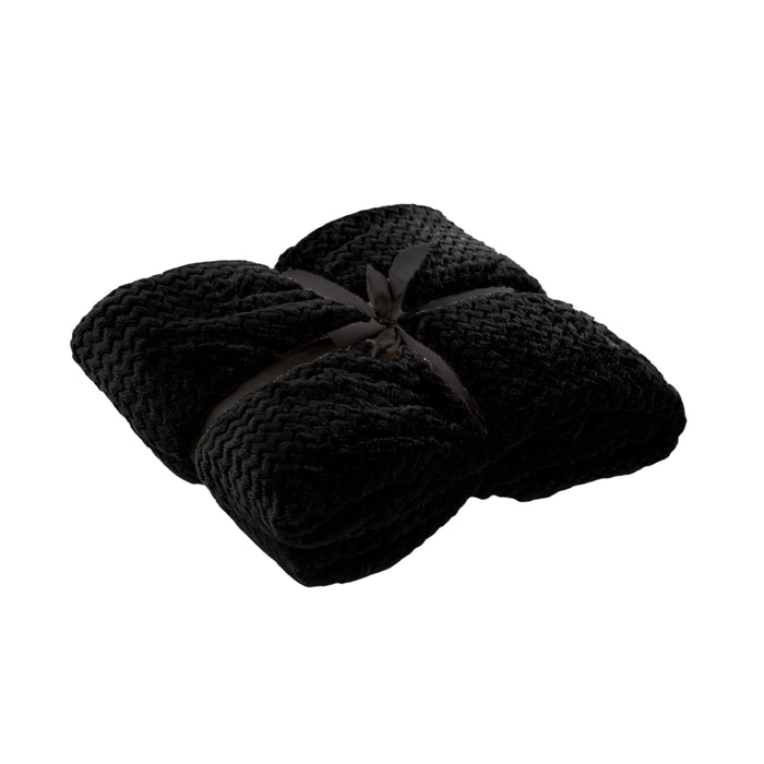 Dutch Decor plaid MARA - 150x200 cm Raven