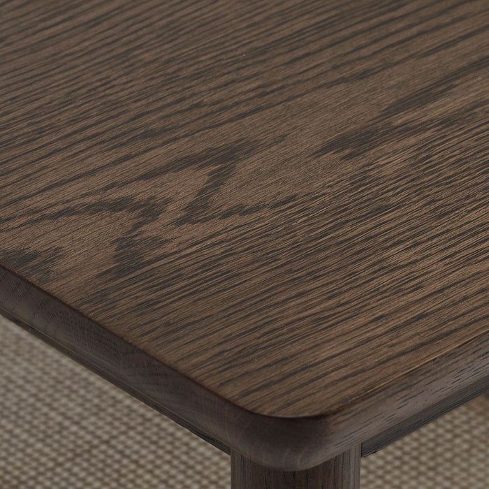 Olivine Boas Houten Salontafel met Rotan - Gerookt Eiken