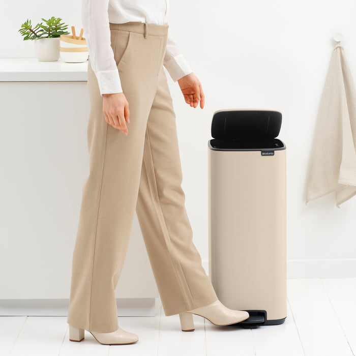 Brabantia Bo Pedaalemmer 30 L - Soft Beige