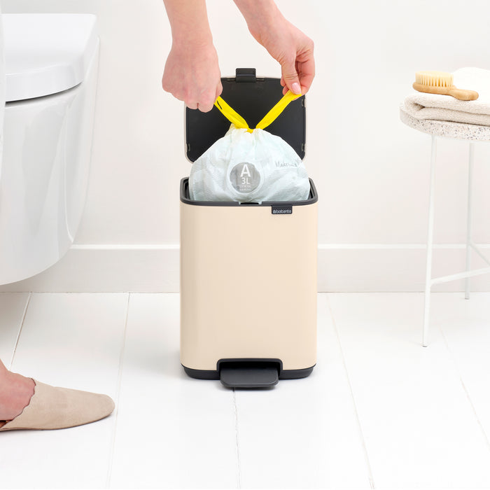 Brabantia Bo Pedaalemmer 4 L - Soft Beige
