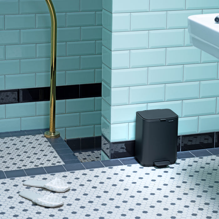 Brabantia Bo Pedaalemmer 4 L - Mineral Infinite Grey