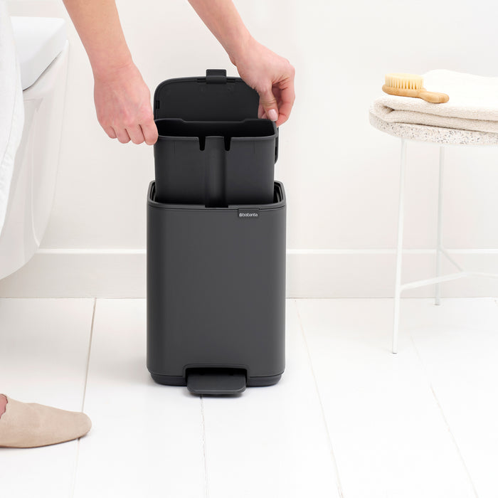 Brabantia Bo Pedaalemmer 4 L - Mineral Infinite Grey