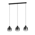 EGLO Sedbergh Hanglamp - E27 - 90 cm - Zwart - Glas
