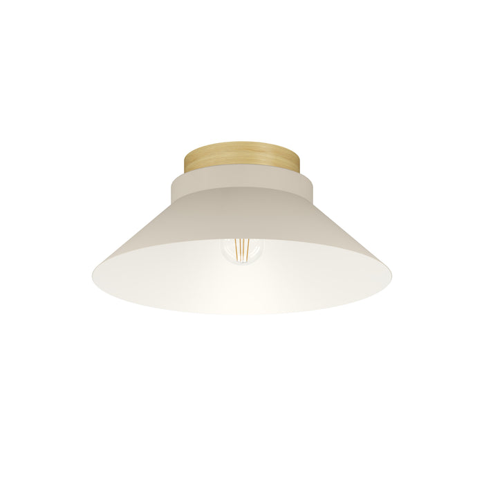 EGLO Moharras Plafondlamp - E27 - Ø 40 cm - Beige|Bruin - Hout