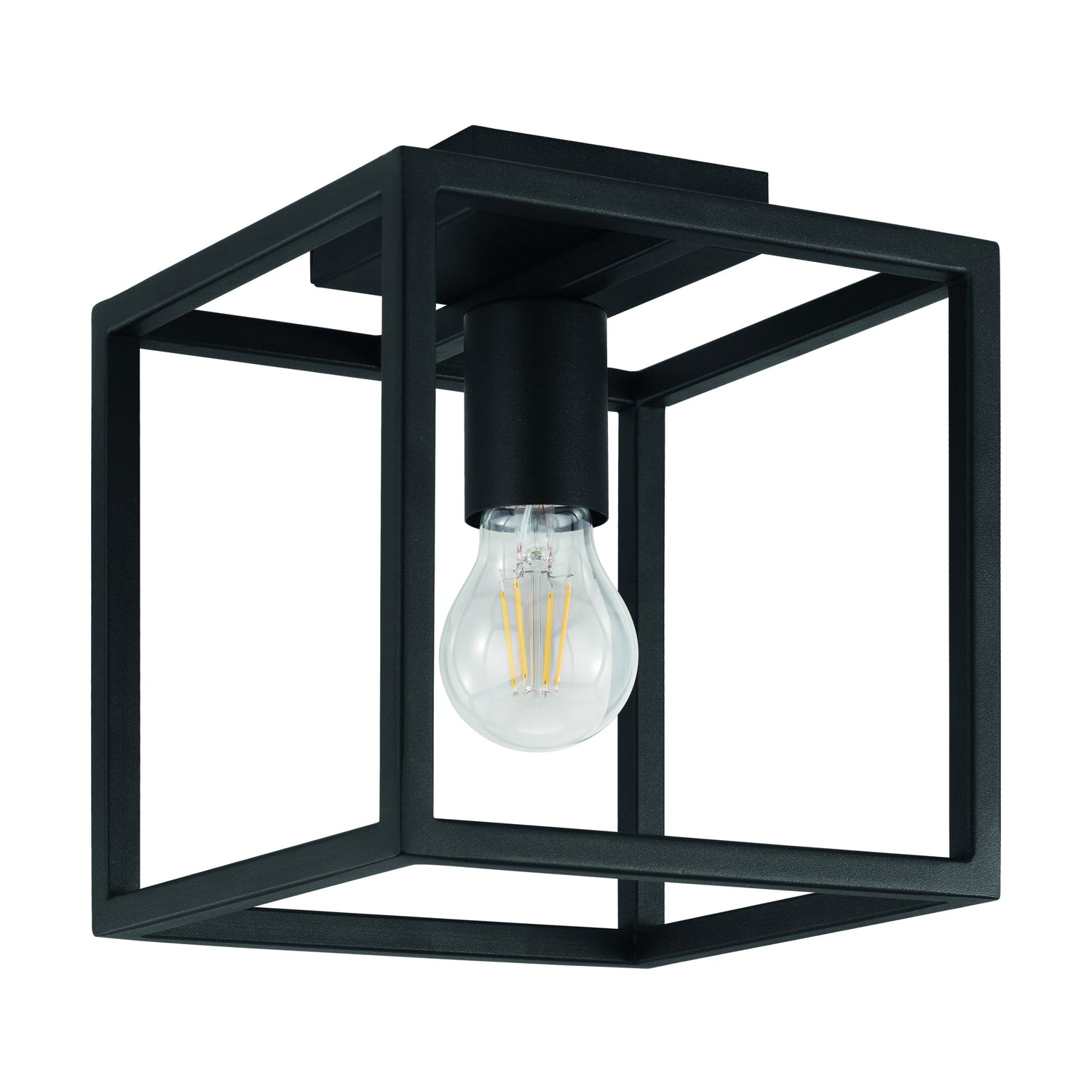 EGLO Eldrick Plafondlamp - E27 - 20 cm - Zwart
