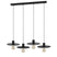 EGLO Ikeston Hanglamp - E27 - 98 cm - Zwart - Staal