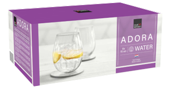 Royal Leerdam - Adora - Waterglazen - 6 stuks - 15 cl - Glazen