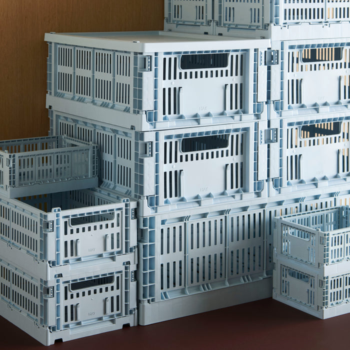 HAY Colour Krat L - Rechthoekig - Soft Blauw