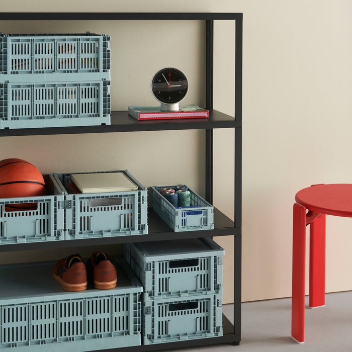 HAY Colour Crates Krat L - Rechthoekig - Dusty Blauw