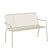 Fjôrd - Bankje Beige Metaal - 130x64x85cm - Peking
