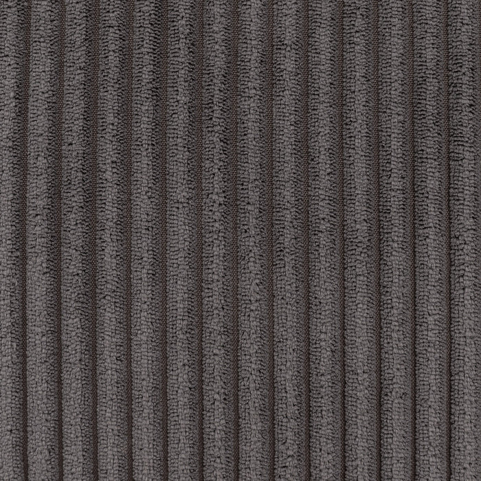 icon Natalia Zitzak Fauteuil met Poef - Ribfluweel - Houtskool