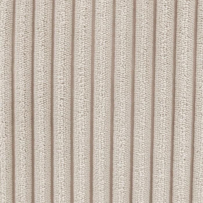 icon Natalia Zitzak Fauteuil met Poef - Ribfluweel - Beige