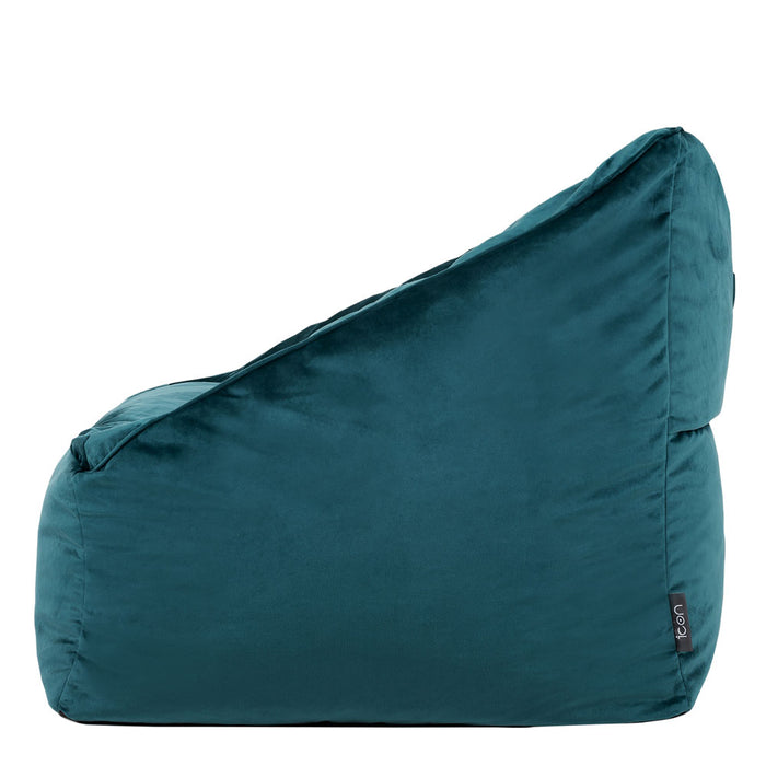 icon Natalia Zitzak Fauteuil - Velours - Blauwgroen