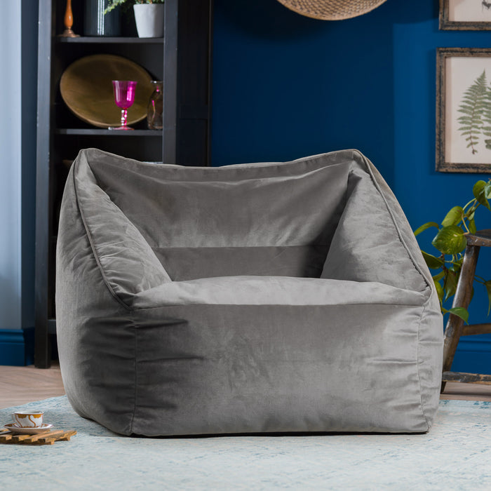 icon Natalia Zitzak Fauteuil - Velours - Houtskool