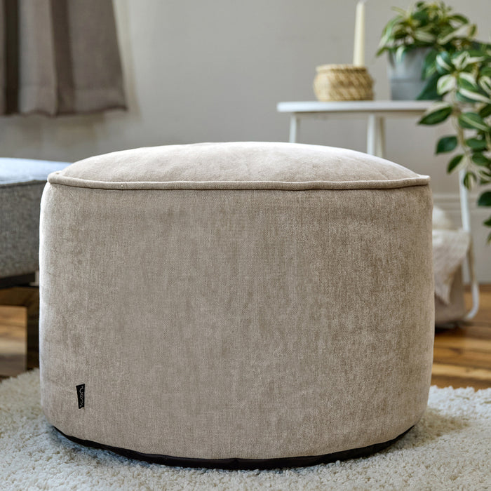 icon Milano XL Poef - Chenille - Beige