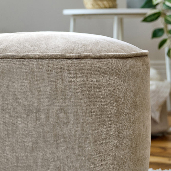 icon Milano XL Poef - Chenille - Beige