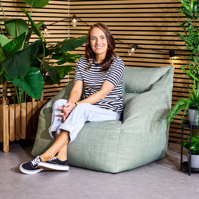 icon Natalia Zitzak Fauteuil - Binnen en Buiten - Saliegroen