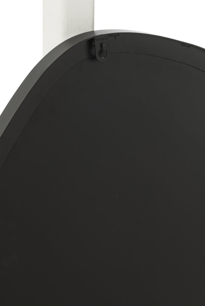 J-Line spiegel Extrema - ijzer|glas - zwart - large - 108 x