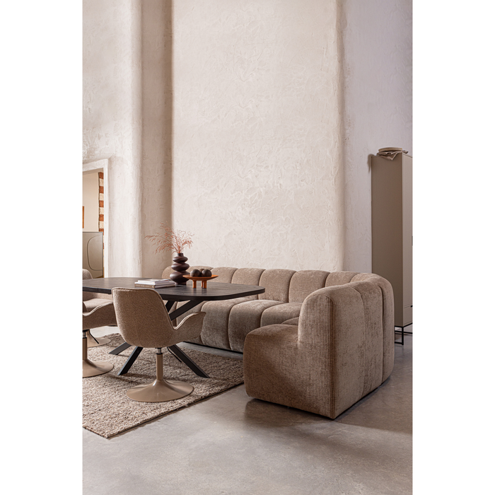 WOOOD Arros Eettafel Uitschuifbaar - Zwart - 75x180|220x90