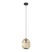 EGLO Bordesley Hanglamp - 1 lichts - Ø21cm. - E27 - Zwart|bamboo