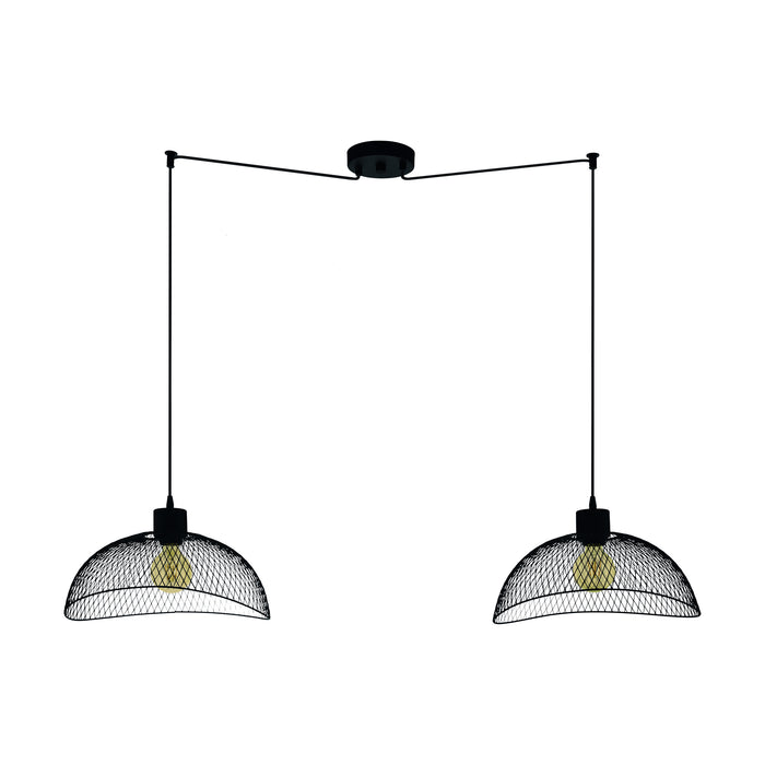 EGLO Pompeya Hanglamp - E27 -  Ø 31 cm  - Zwart