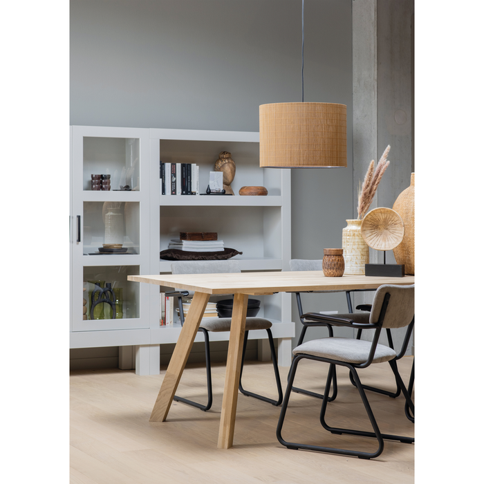 WOOOD Bonk Open Kast - Grenen - Mist - 160x103x37