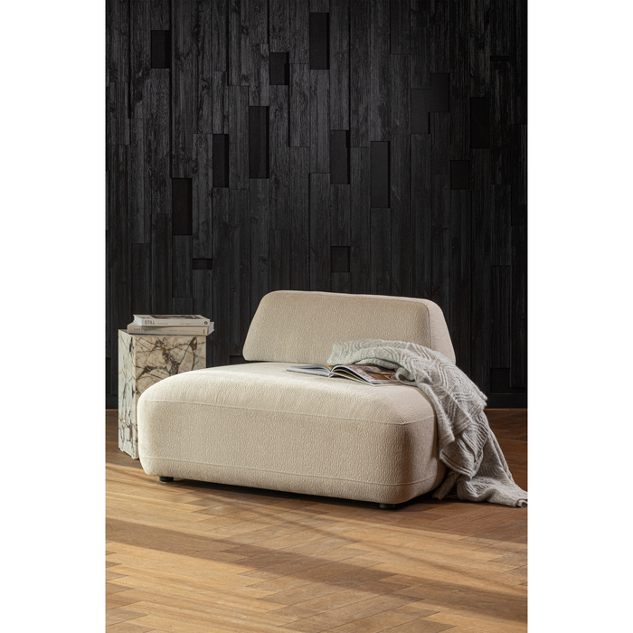 WOOOD Sterck Fauteuil - Polyester  - Zand - 118x102x41
