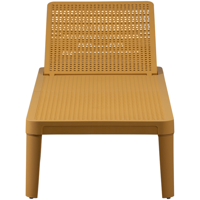 WOOOD Jinte Ligbed Tuin - Kunststof - Geel - 29x55x191