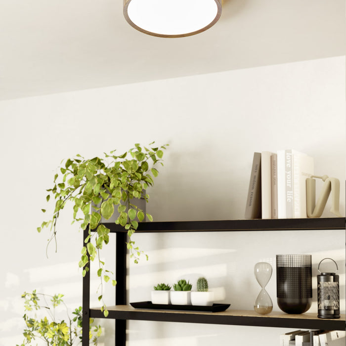 EGLO Musurita Plafondlamp - LED - Ø 34 cm - Bruin