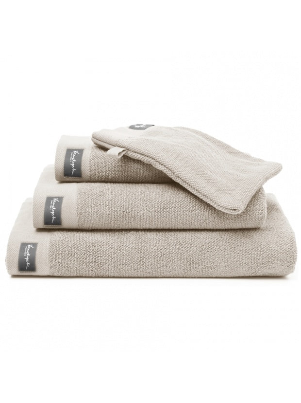 Handdoek Home Uni Stone | Beige | Katoen