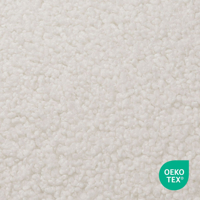 Nolon Noa-Fé Eetkamerstoel Teddy Gebroken Wit - Stof - Wit Onderstel