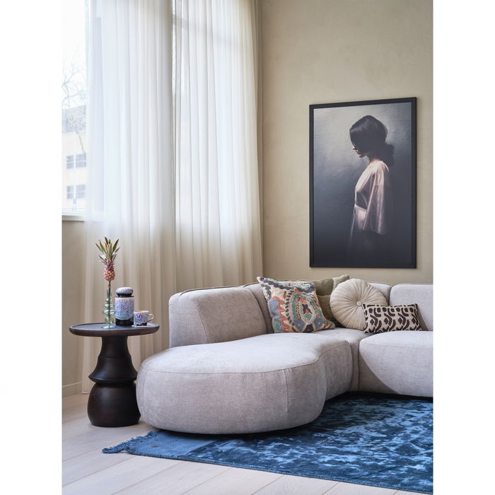 WOOOD Polly Bank Links- Polyester - Zand - 71x353x150|245