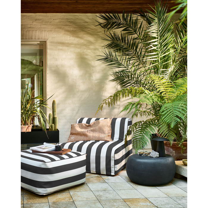 vtwonen Pebble Bijzettafel - Betonlook - Antraciet - 31x65x49