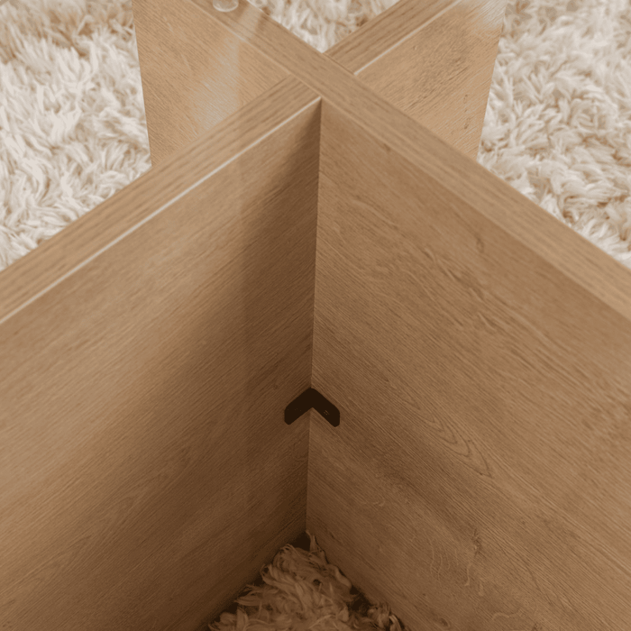 Calicosy - Salontafel met glazen blad L105 cm - NOAH