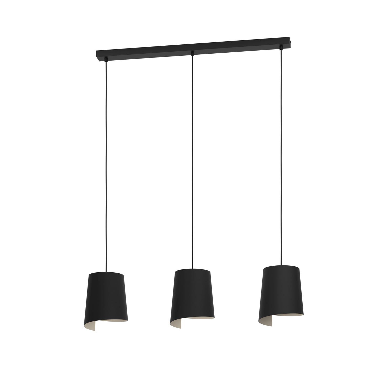 EGLO Bolivia Hanglamp - E27 - 88 cm - Zwart