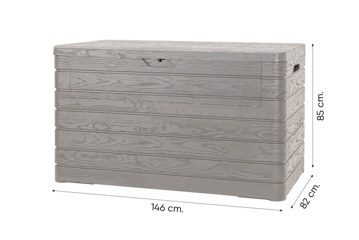 Toomax Dolomiti opbergbox 970 liter - warm grijs