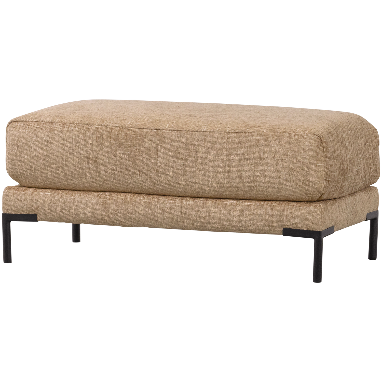 vtwonen Couple Poef - Polyester - Butter Melange - 44x50x100