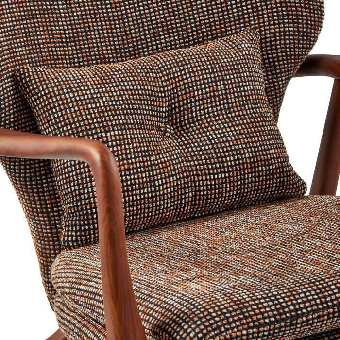 POLSPOTTEN Peggy Loungestoel - Donkerbruin