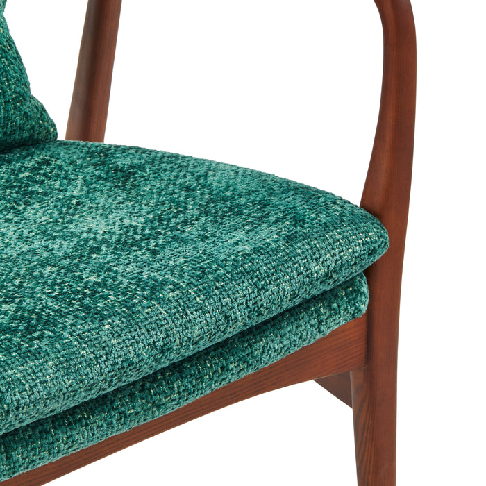 POLSPOTTEN Peggy Loungestoel - Donkergroen