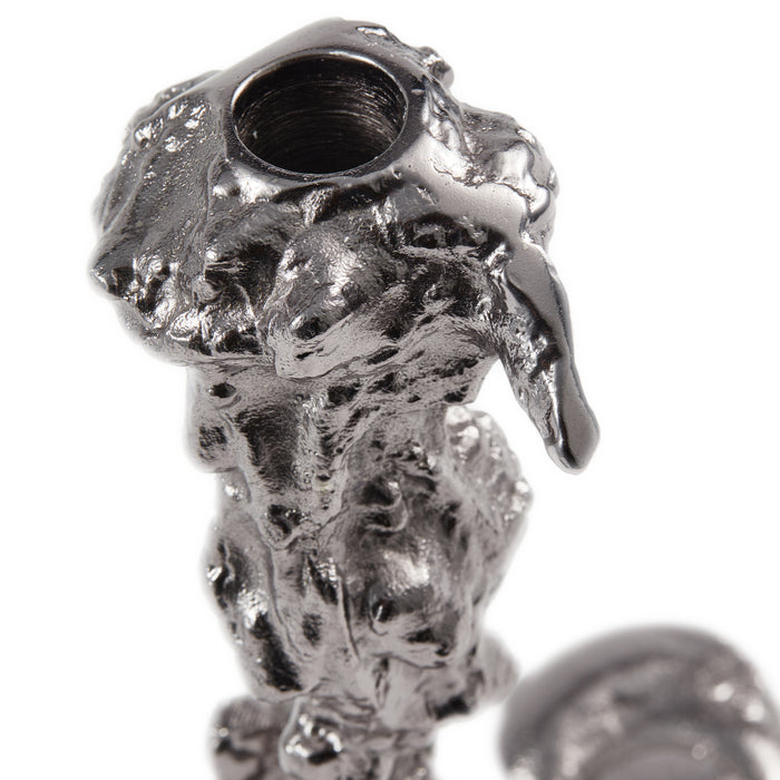 POLSPOTTEN Drip Kandelaar L - Donkergrijs