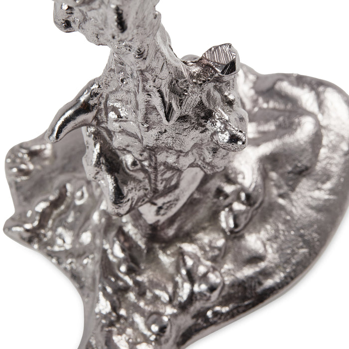 POLSPOTTEN Drip Kandelaar L - Donkergrijs