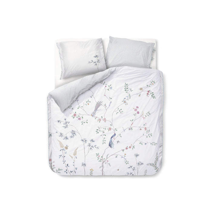 Pip Studio Bamboo Blossom Dekbedovertrek 240 x  200/220 cm - Wit