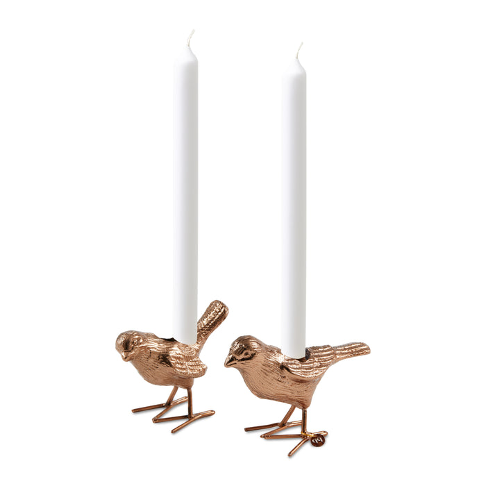 POLSPOTTEN Flock Of Birds Kandelaar Set van 2 - Lichtroze